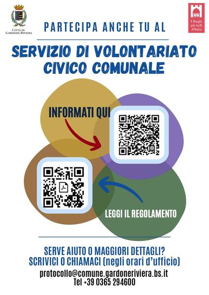 Volontariato civico comunale: come aderire