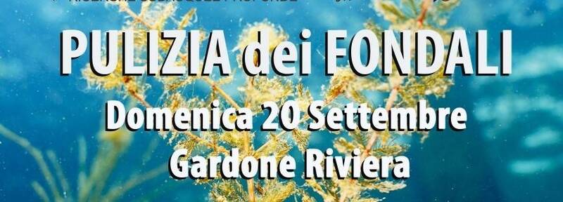 PULIZIA DEI FONDALI 